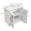 Meuble-lavabo 31 po avec lavabo en céramique rétro-577074881