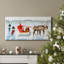 Santa's Snowmen Collection D, toile tendue avec châssis de qualité supérieure - prête à être accrochée-2109446129