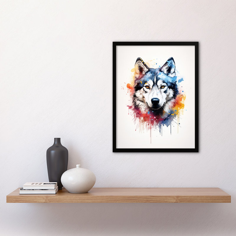 Husky - Single Picture Frame Print