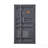 Gunmetal 1-Door Wardrobe With Container Lock
