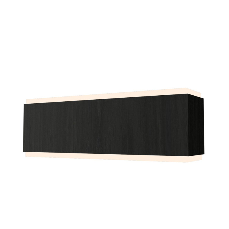 Applique murale encastrée 2 lumières Clean, Gris anthracite