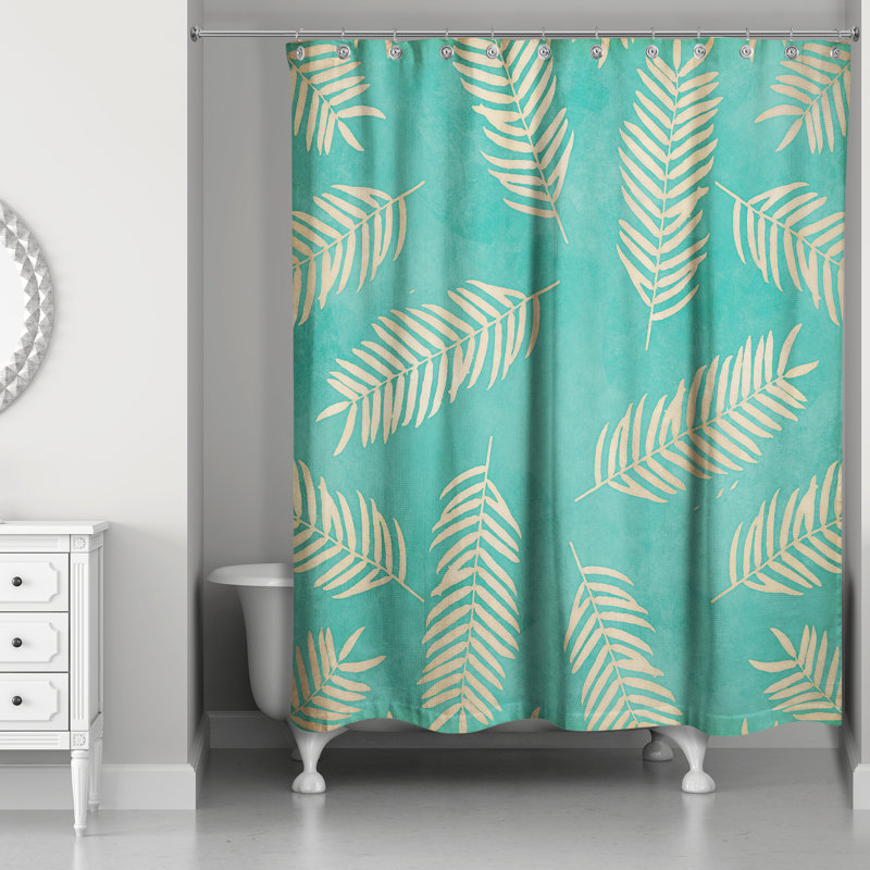 Rideau de douche simple Oscar Fern