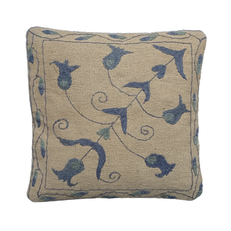 Indoor / Outdoor Abstract Square Cushion Cover, Pine Cone