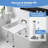 Height Adjustable Bathtub Transfer Bench With Backrest Armrest Tool Free Assembly