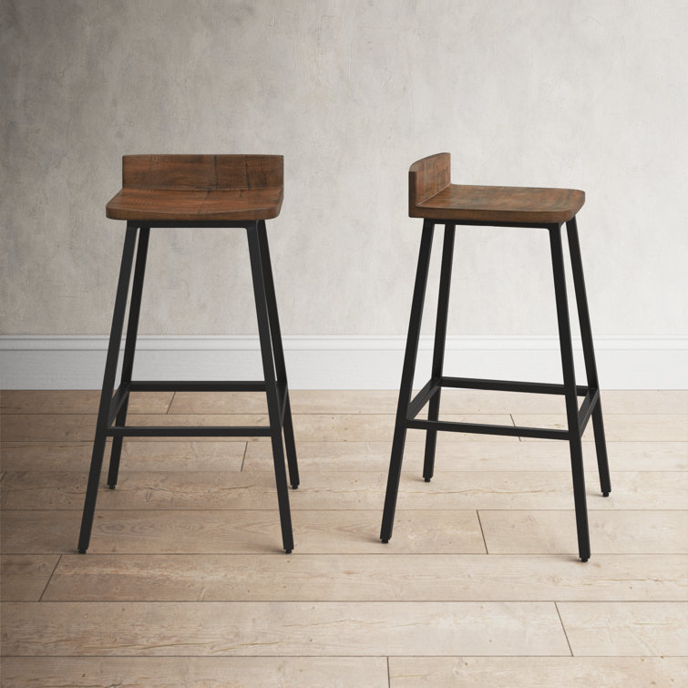 Chablis Solid Wood 27" Counter Stool, 2pc