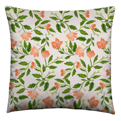 Adhemar Floral Square Cushion
