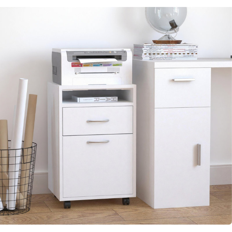 Organisateur de rangement mobile, White