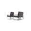 Anibella Rectangle Aluminum Loveseat