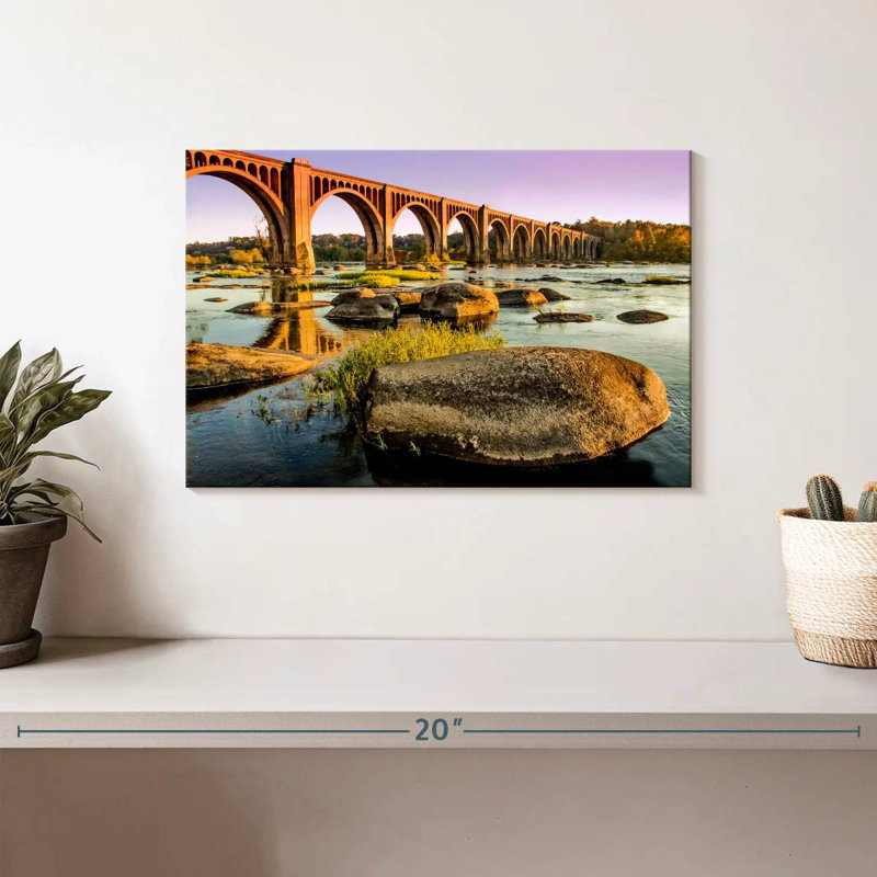 Lilie James River Bridge, 8" H x 12" W