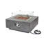 Albany 36" Square Gas Fire Pit Table with Glass Windscreen, Burner Lid, & Cover-108682756
