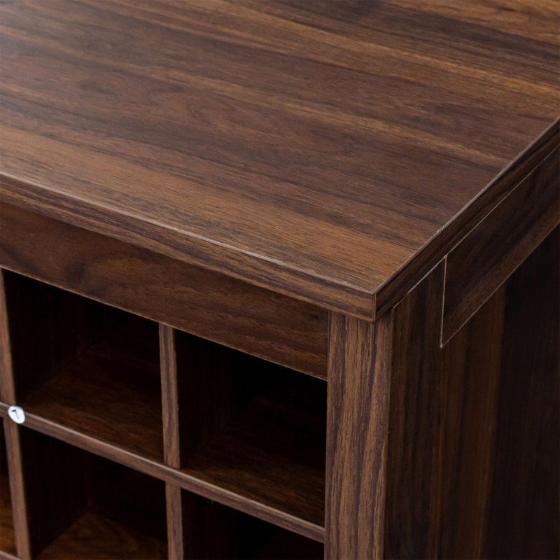 Modular 32-Bottle Wine Bar Cabinet, Perfect for Wine Enthusiasts and Modern Kitchens
