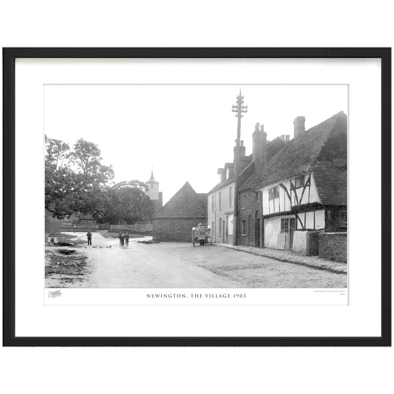 Newington, The Village 1903 by Francis Frith - Single Picture Frame Print, 60cm H x 80cm W x 2.3cm D