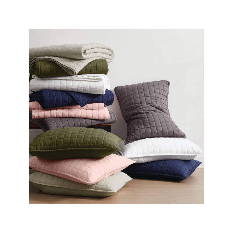 Nena Bedding, Moss Green, King + 2 King Shams