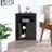 Multifunctional Corner Storage Cabinet with Adjustable Shelves -379346683