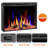 HAVATO Black Electric Fireplace with BTU 5100-240436998