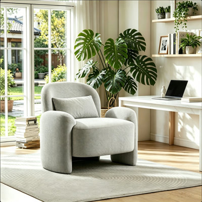 37.2"  Oversized Modern Upholstered  Accent Chair