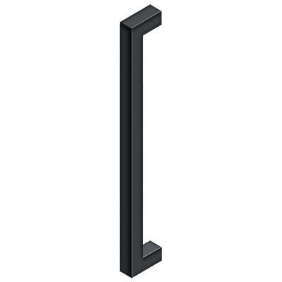 Deltana SSP1810U32D 18" Contemporary Pulls, Single Side in Brushed Stainless