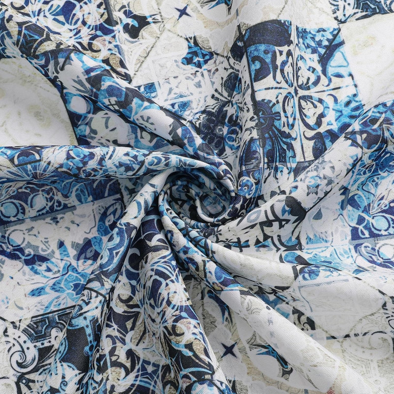 Stain Resistant Spill Proof Water Repellent Round Fabric Tablecloth Table Cover Table Cloth 180 Cm 70"