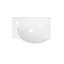 DeerValley 400mm L x 280mm W Wall Hung Bathroom Basin, Ceramic Sink with Overflow-120747505