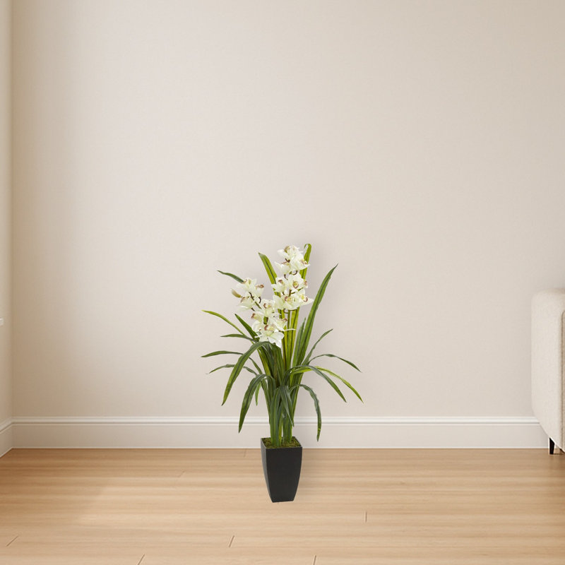 Orchidée cymbidium artificielle
