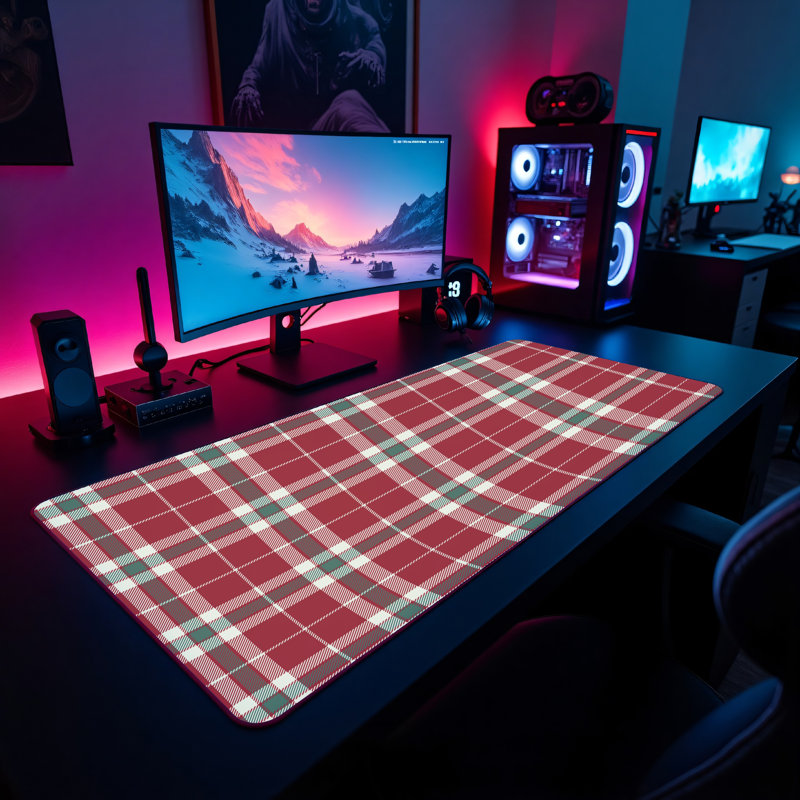Polyester Desk Pad, 14.4x12.1