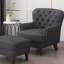 CHAISE CLUB + OTTOMAN