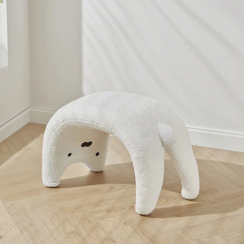 Tabouret d'appoint en forme de chat