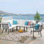 Ensemble de patio extérieur en aluminium 6 pièces Riverside par Modway-344958904-344958903