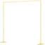 Rectangular Archway Backdrop Frame With Anchor Bolts - Metal Rust-Proof, Reinforced Base Welded, Suitable For Indoor And Outdoor Wedding, Birthday Decoration Backdrop Frame