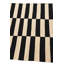 Tapis noir et blanc Orta