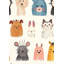 Papier peint animal fantaisiste amovible