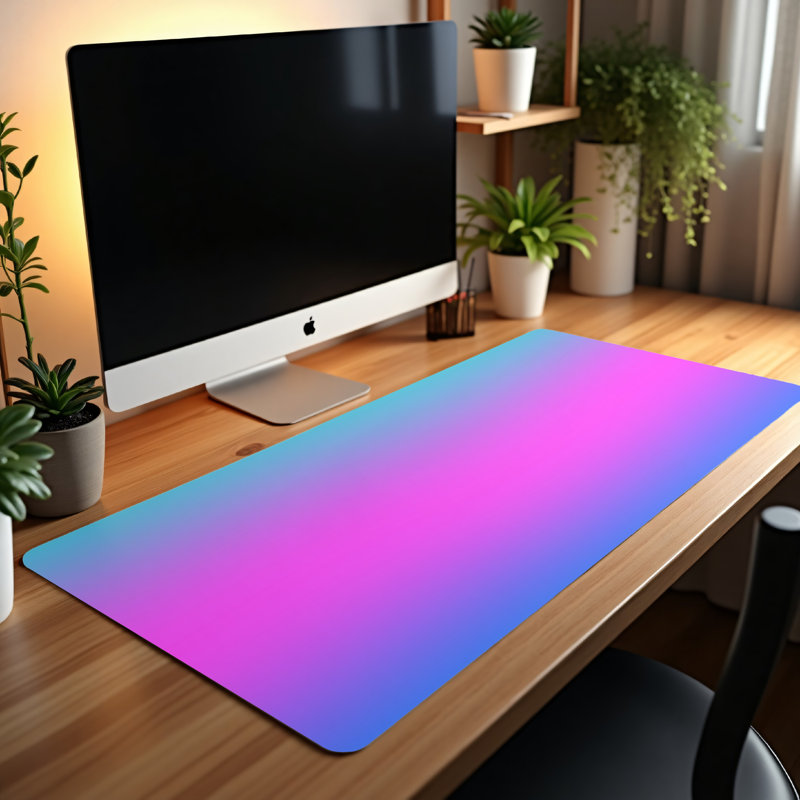 Polyester Desk Pad, 14.4x12.1