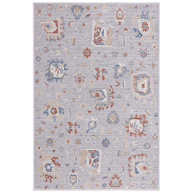 Eternal Performance Floral Rug, Rectangle 5'3" x 7'6"