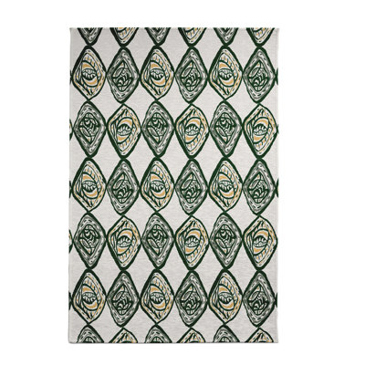 Chenille Geometric Indoor Rug