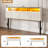  King Size Headboard Only With Storage, Adjustable Height, Velvet Upholstered Head Board With Led Lights & Charging Station, Modern Freestanding Headboard, Easy Assembly, White-667575255-667575252