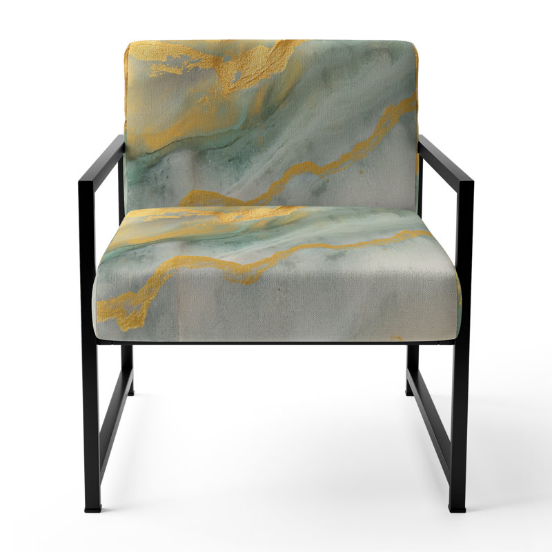 Fauteuil d'appoint rembourré Aarons, Noir, noir, noir, noir