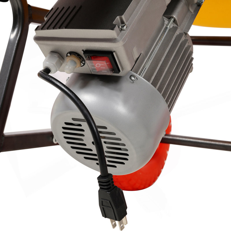Mélangeur à béton électrique en forme de tambour électrique portable de 6 CUFT / 170L, malaxeur à ciment robuste pour mortier, stuc et fourrage, certifié CSA 110V / 60HZ