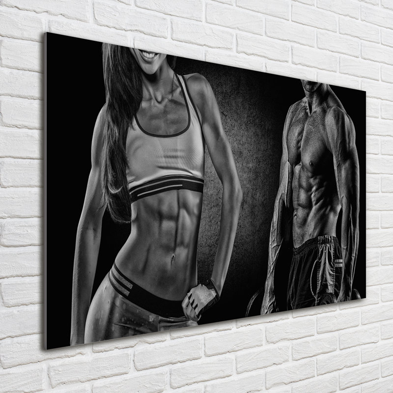 Muscle Building - Unframed Art Prints on Glass