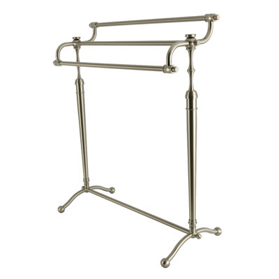 Kingston Warwick 28-Inch Freestanding Pedestal 3-Tier Towel Rack