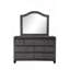 Miroir capitonné en cristal Sophia Modern Style