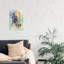 Mother & Baby Elephant Rainbow Colours by Michelle Faber - Painting on Canvas-647952737-567749881