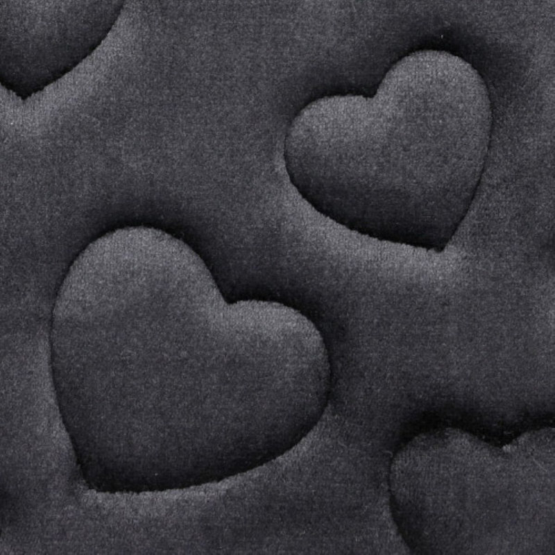 Ensemble de tapis de bain en mousse viscoélastique Jucy Couture, Tossed Black