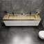 Base de meuble-lavabo double 84 po blanc brillant seulement 84 po