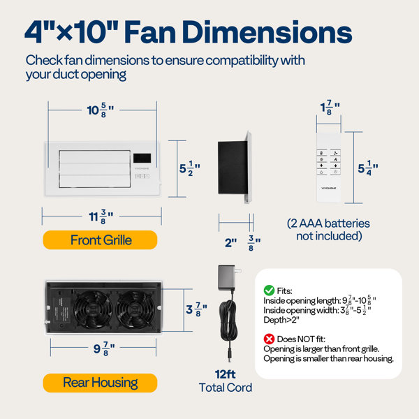 Dimensions du produit
