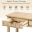 Table d'entrée en placage de sapin de 60 po U_Style-124922099