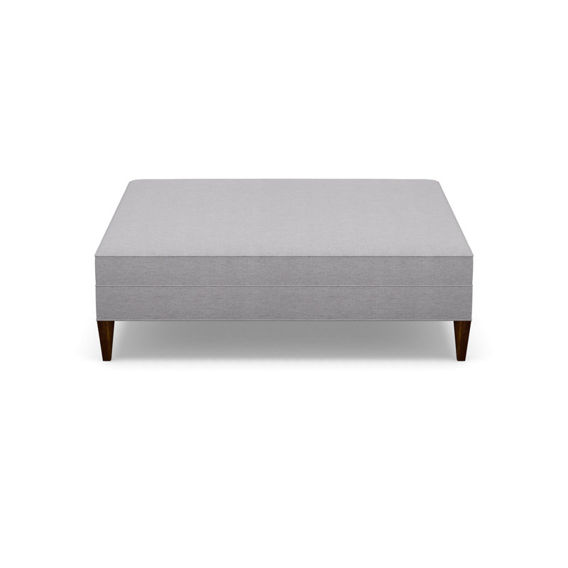 Square Ottoman, 8938-81, Walnut