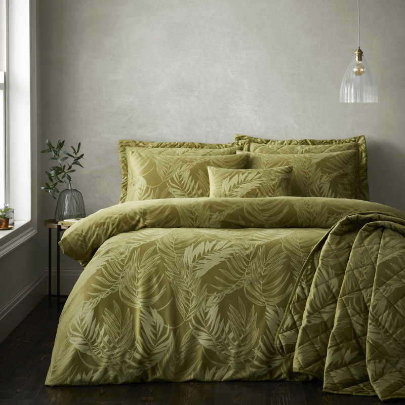 WOBURN Cotton Blend Floral Duvet Cover Set with Pillowcases, Single Duvet Cover + 1 Standard Pillowcase