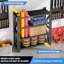 Étagère de garage réglable en métal robuste à 4 niveaux Mak Peace 4000LBS - H 69 po x l 47 po x P 23,7 po-1031607625