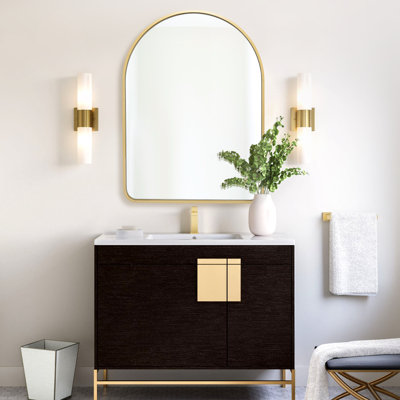 Bulle Metal Flat Wall Mirror