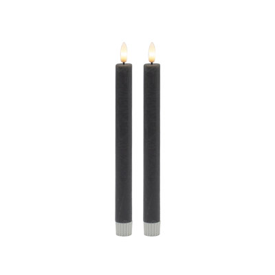 2 bougies coniques sans flamme Med